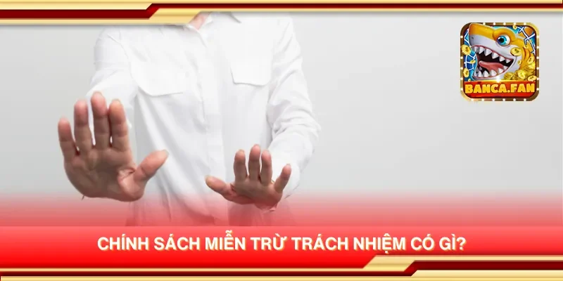 Chính sách miễn trừ trách nhiệm có gì?